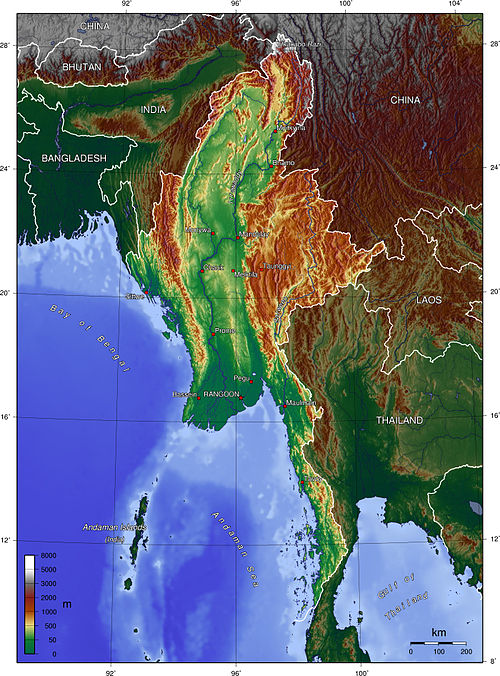 Geography of Myanmar